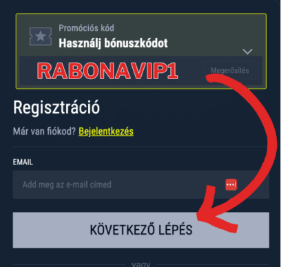 Rabona prom&oacute;ci&oacute;s k&oacute;d 2026 &ndash; RABONAVIP1 : B&oacute;nusz 35000 FT-IG
