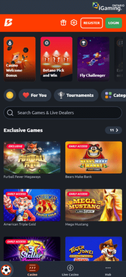 Betano casino canada