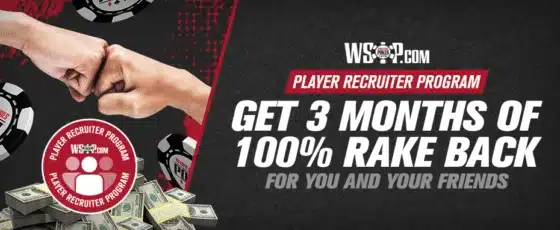 WSOP refer a friend program