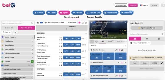 Bet223 est la meilleure plateforme de paris africaine au Mali