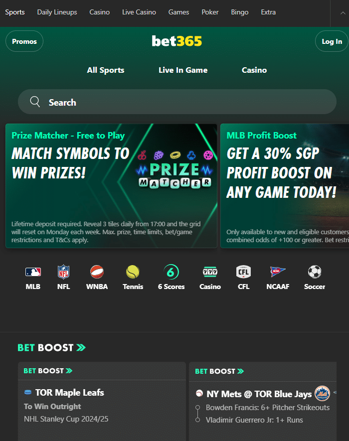 Spotlight on Bet365&rsquo;s Most Popular Sports Betting Markets