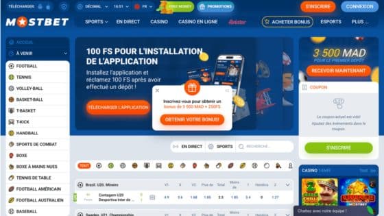 Mostbet est l'un des meilleurs op&eacute;rateurs africains en mati&egrave;re d'offres promotionnelles