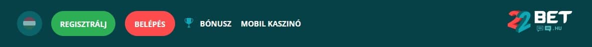 22bet regisztr&aacute;ci&oacute;