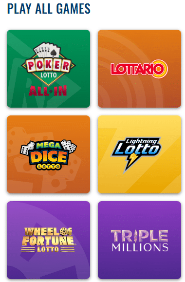 OLG lottery ontario games