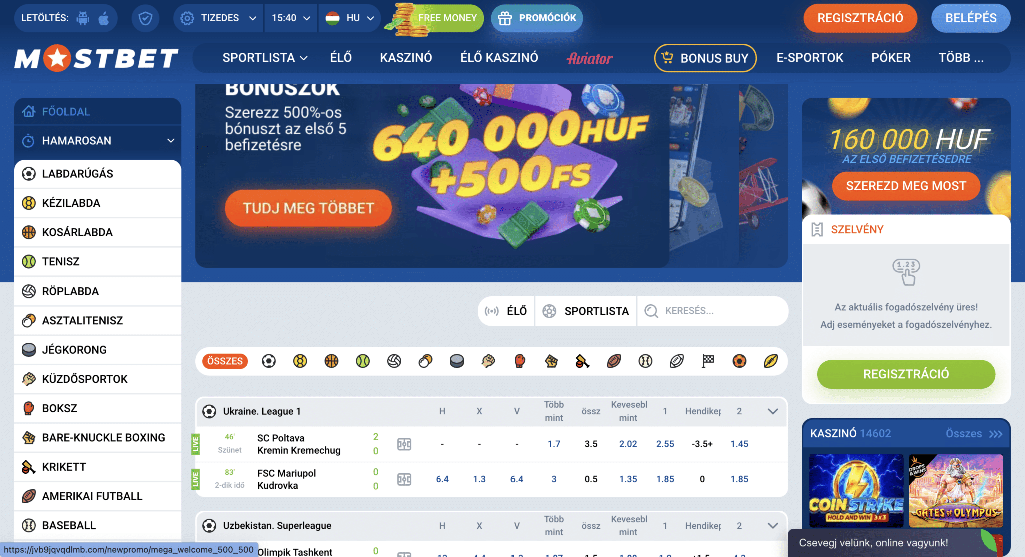 MostBet HU&nbsp;