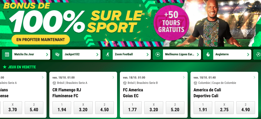 Les promotions sur Premier Bet au Mali 