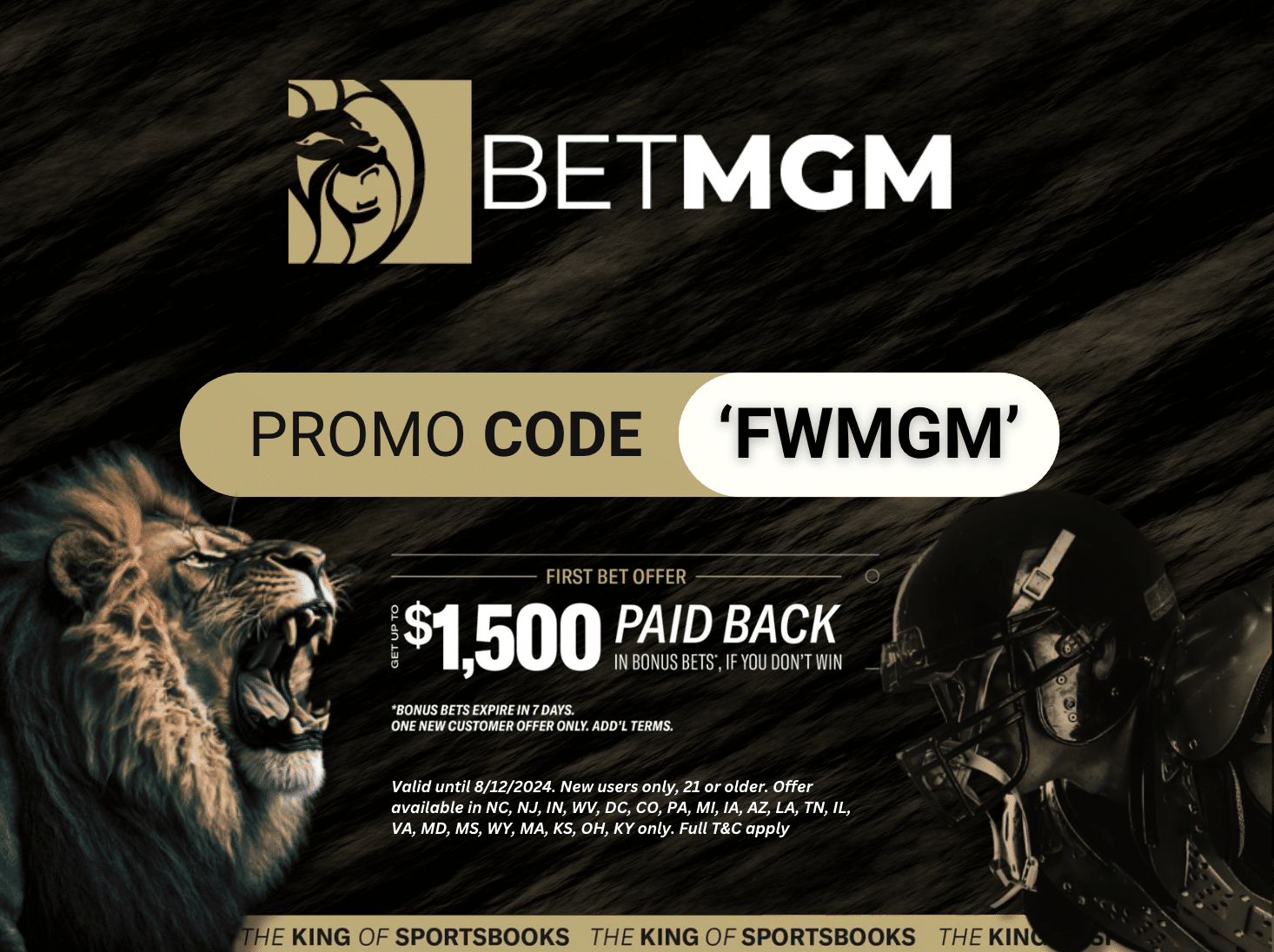 BetMGM Bonus Code: FWMGM | Score $1500 in Sportsbook & Casino Offers for April 2026