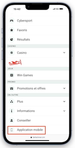 Betwinner APK : comment t&eacute;l&eacute;charger l&rsquo;application en Avril 2026 ?