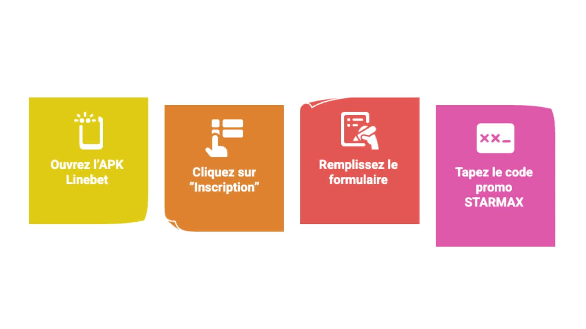 Comment cr&eacute;er un compte depuis l'APK Linebet