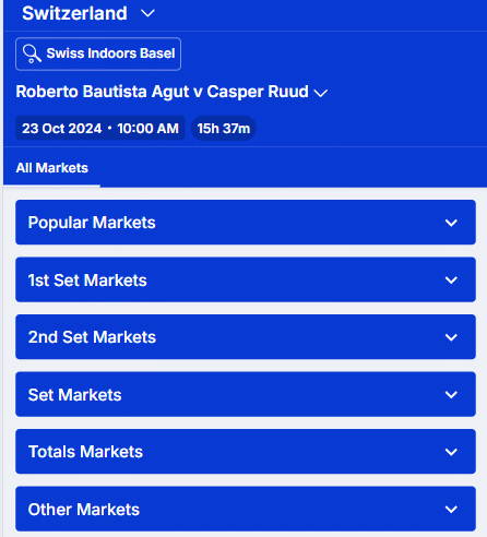 betr australia tennis betting markets