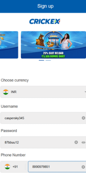 How to use Crickex refer code in India