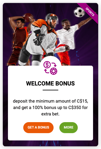 Pic of the TonyBet welcome bonus sign up page.