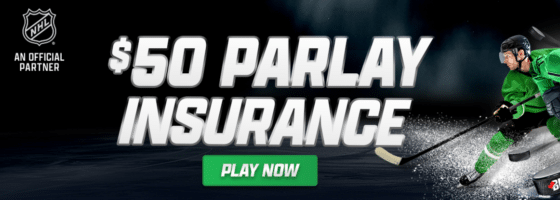 bet99 NHL parlay insurance for 50 CAD
