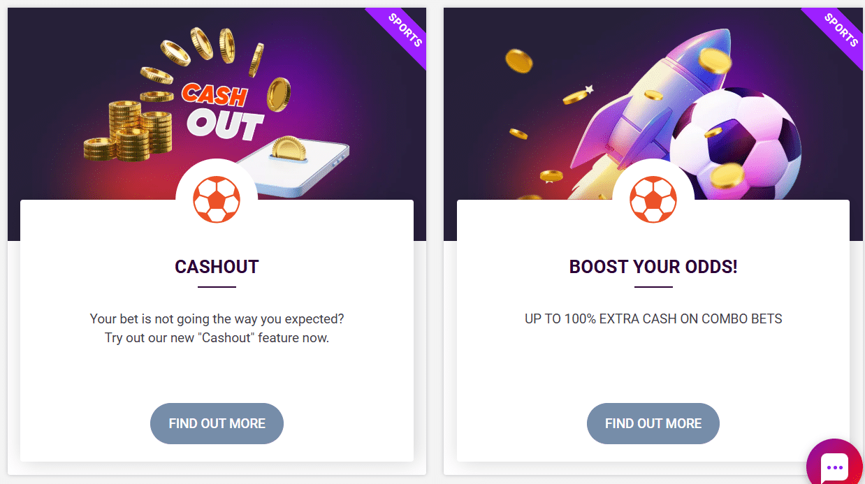 Tonybet special features for sports betting