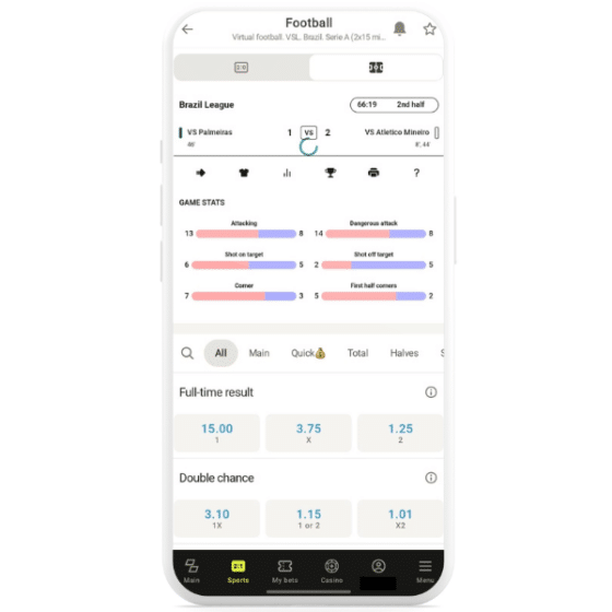 Parimatch live betting 