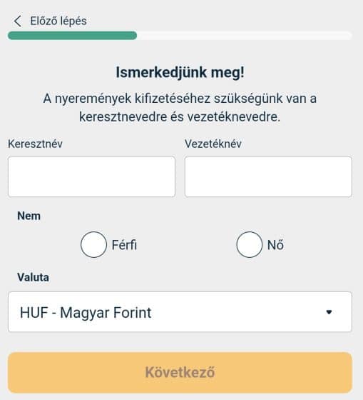 Add meg vezet&eacute;k &eacute;s keresztneved