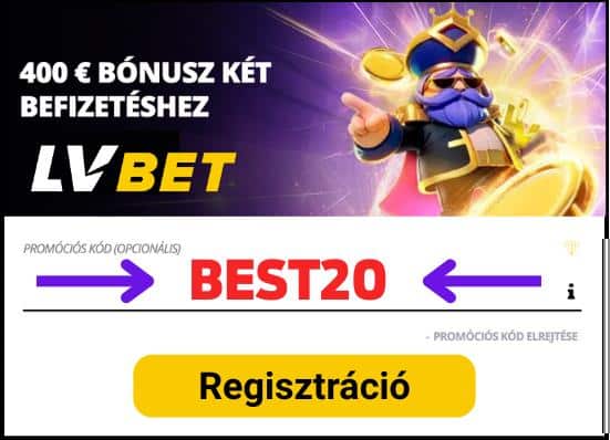 LVBet promóciós kód