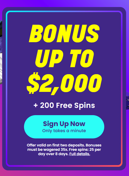 wilds casino bonus up to 2000 CAD and free spins