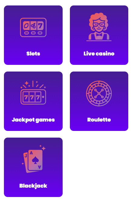 games offered at wildz casino online canada