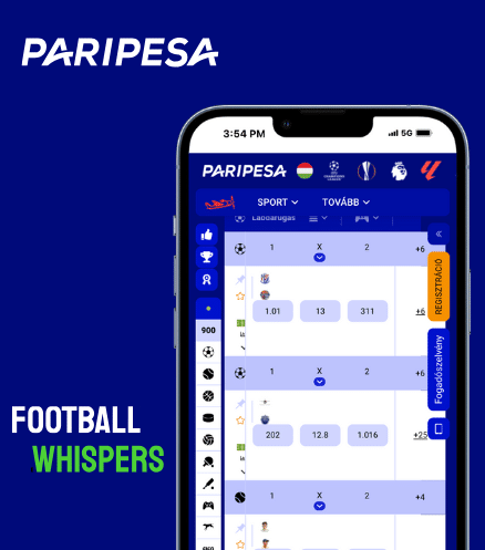 PariPesa megoldása a gyors fogadáshoz