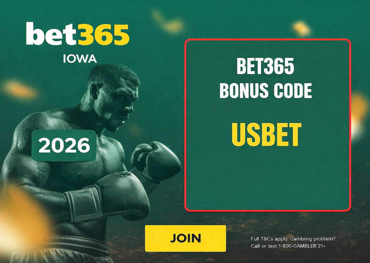 Bet365 Bonus Code Iowa "USBET": Unlock $365 in bonus bets or a $1000 safety net in 2026
