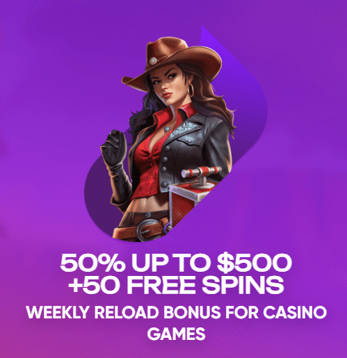 Tonybet friday reload program, casino VIP and 50 free spins 