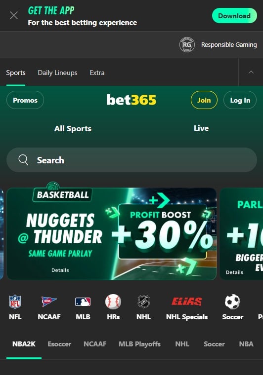 Denver-nuggets-offer-existing-customers-bet365-colorado