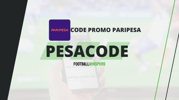 Code promo Paripesa PESACODE : 100 &euro; de bonus de bienvenue en Afrique en Avril 2026