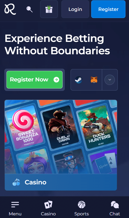 Rainbet casino section canada