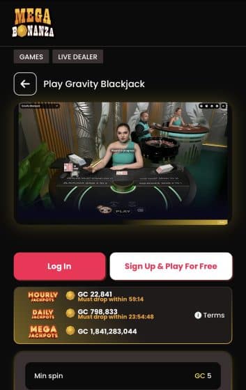 Mega bonanza casino promo code