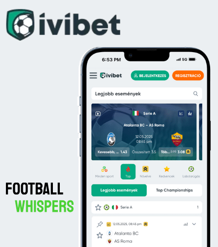 Legjobb sportfogadási alkalmazás Ivibet
