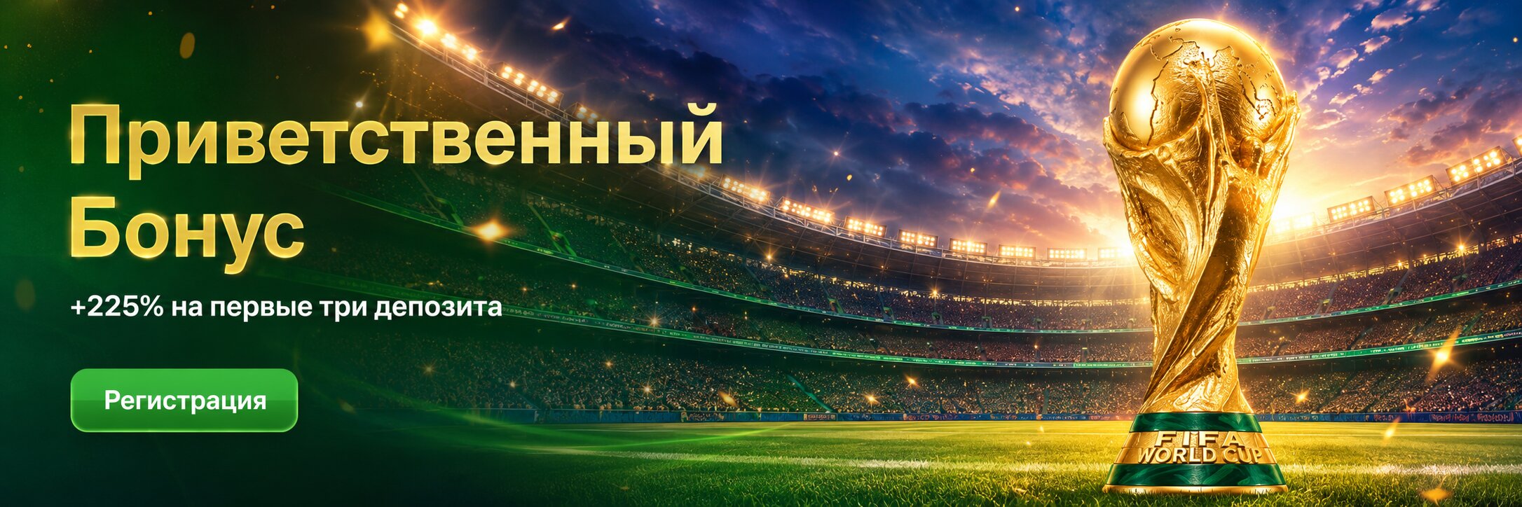 Приветственный фрибет на три депозита