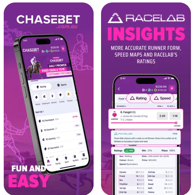 chasebet app and promo code australia