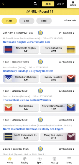 Elitebet australia NRL