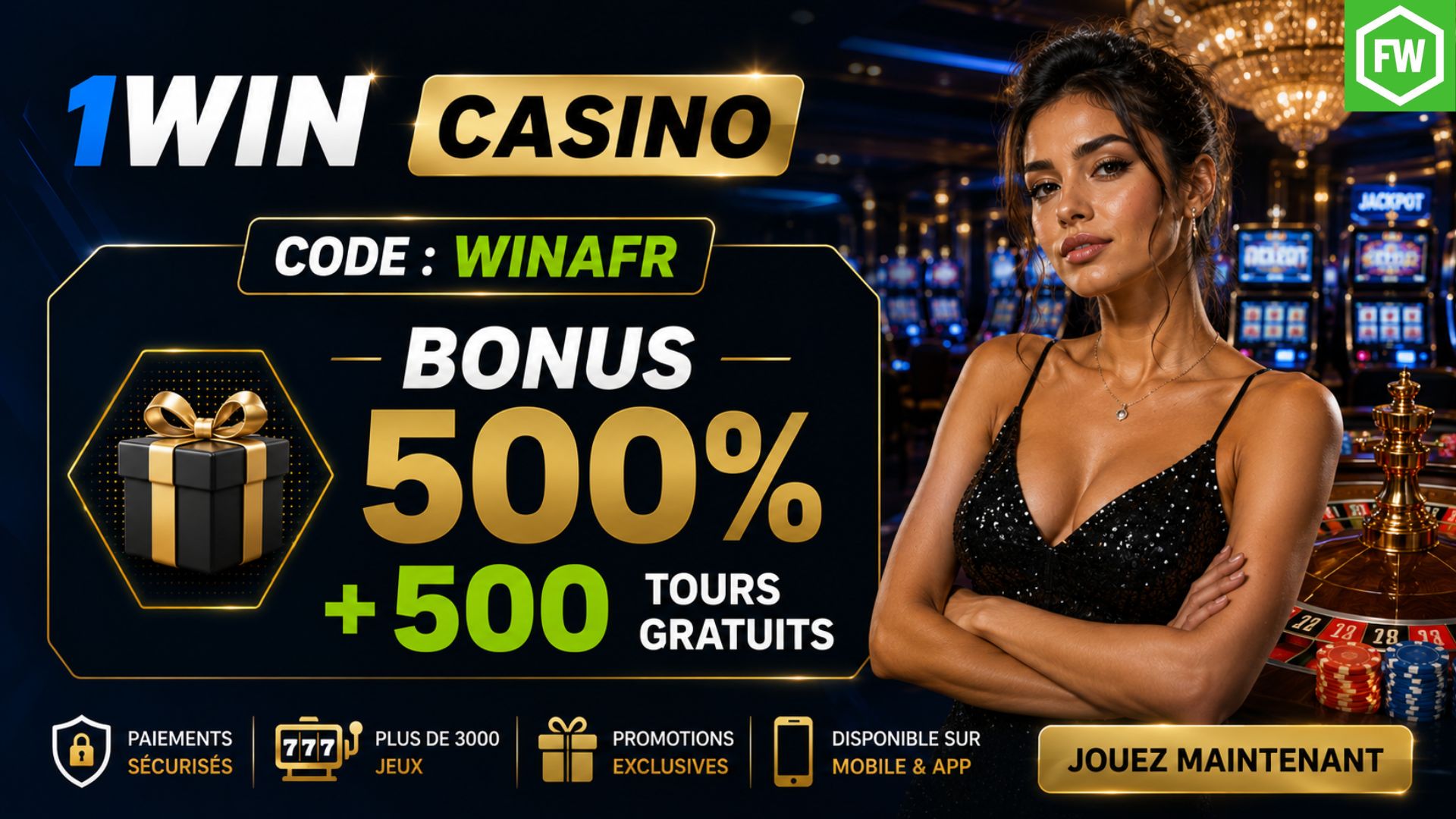 Code promo 1win casino