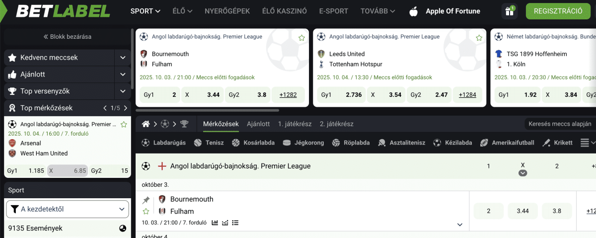 Betlabel bőkezű üdvözlőcsomag, gyors kezdés