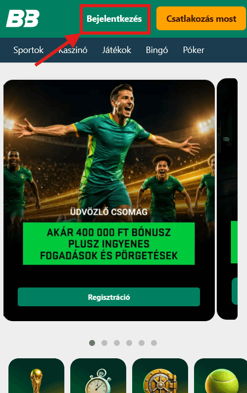 Boabet bejelentkezes
