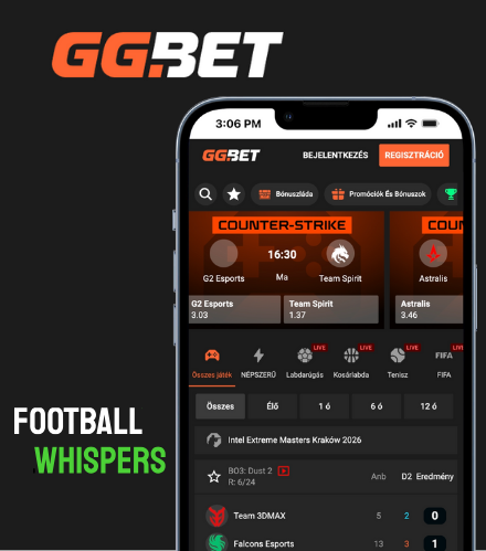 GGbet E-sport Mobilalkalmazás