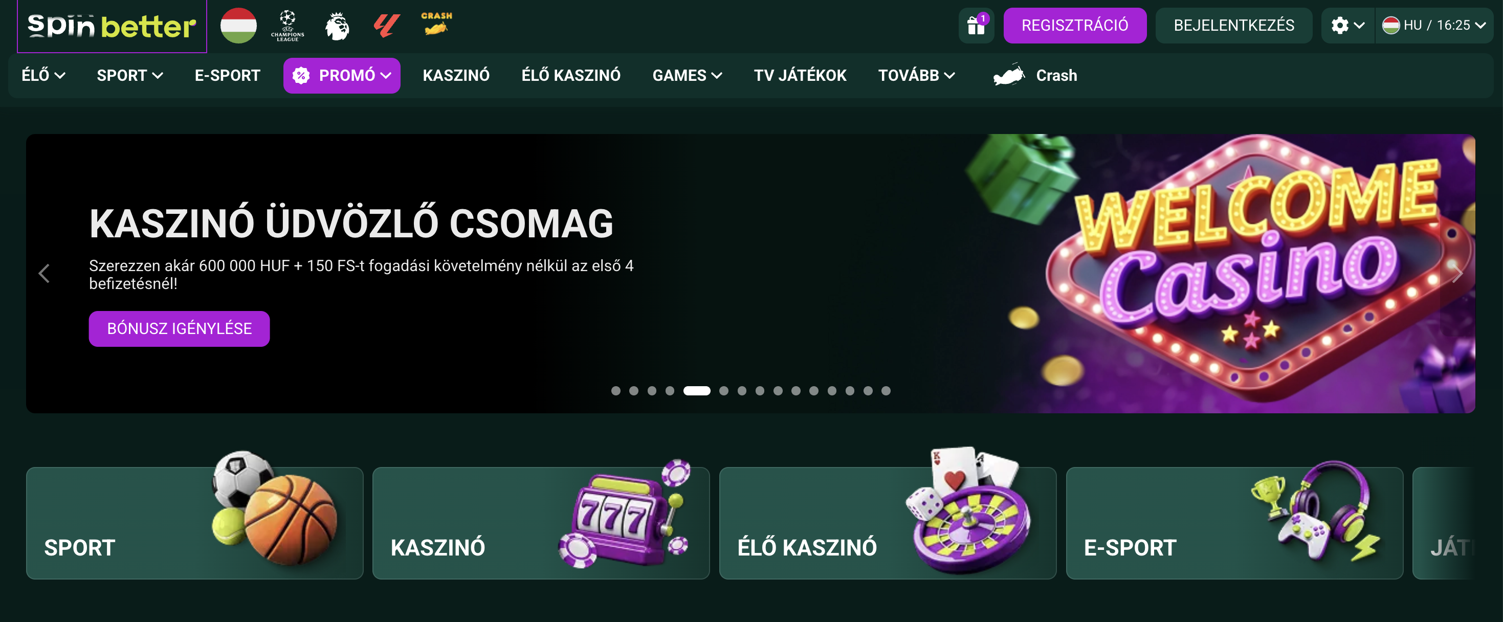 Legjobb sportfogadási oldalak Magyarországon Spinbetter