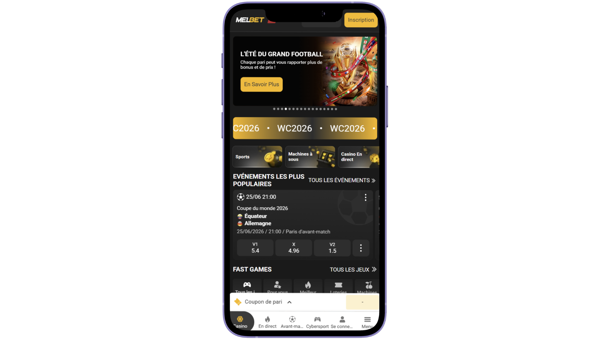 Télécharger l'APK Melbet gratuitement