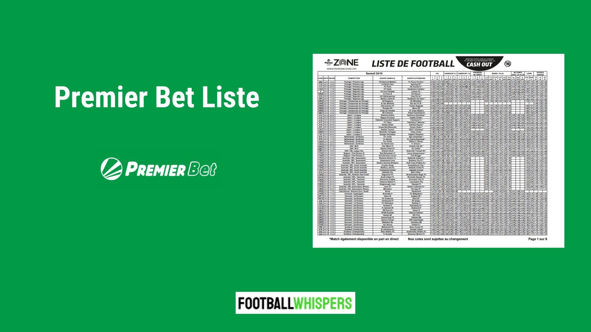 Premier Bet Liste : quel est son fonctionnement et comment les t&eacute;l&eacute;charger ?