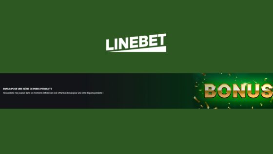 Promo Bonus paris perdants Linebet