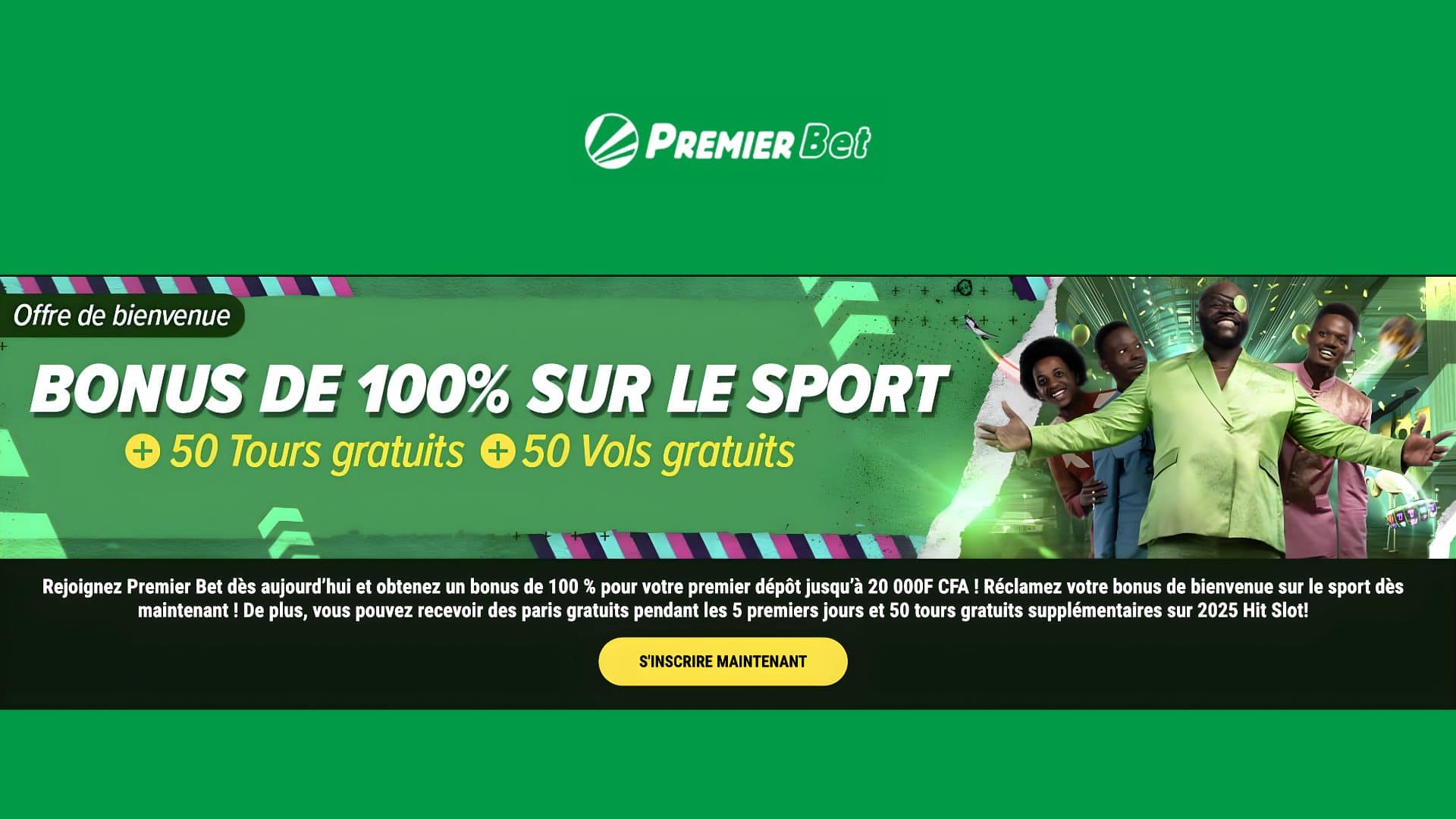 Bonus de bienvenue paris sportifs Premier Bet