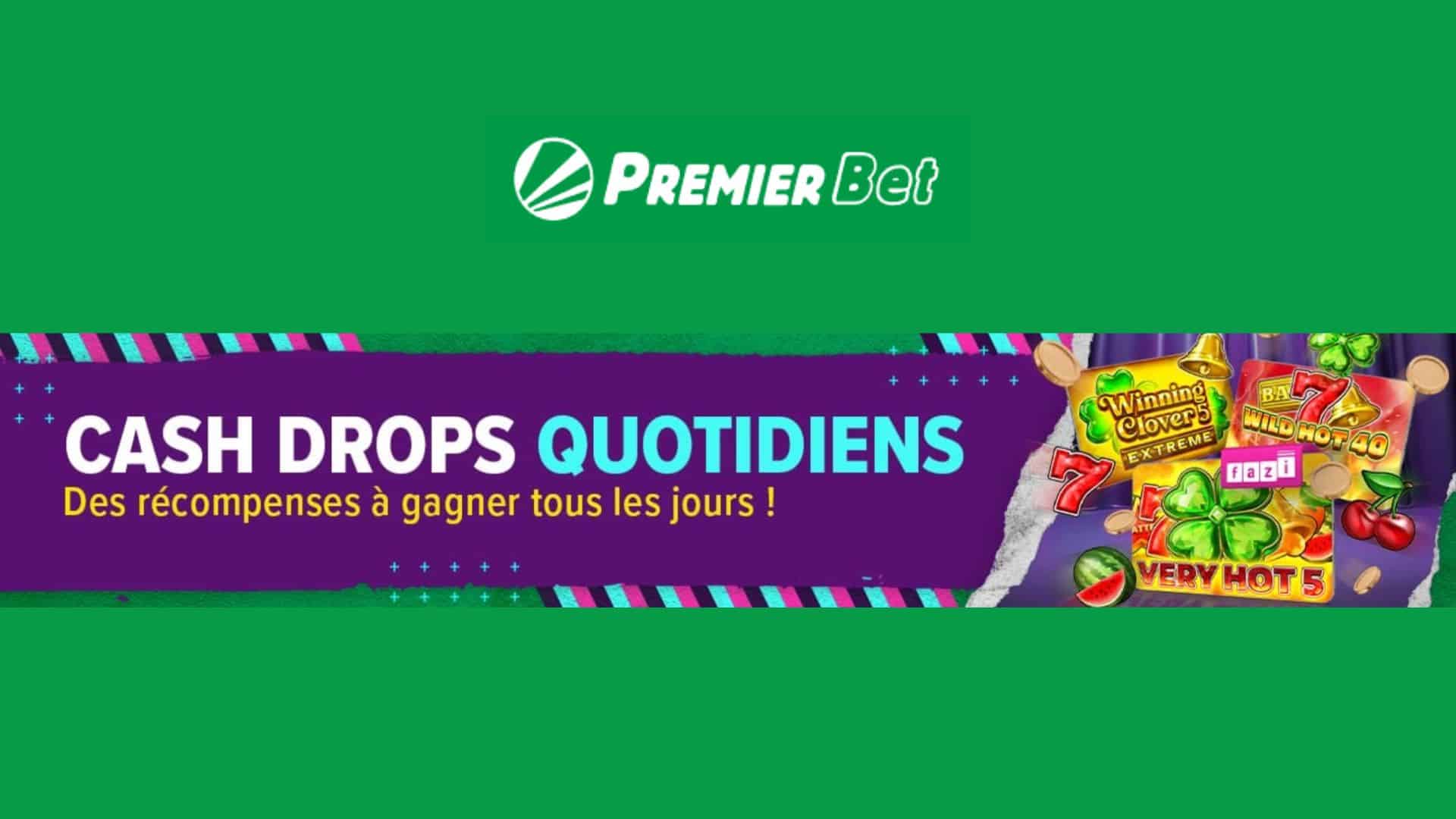 Promo Cash Drop Premier Bet