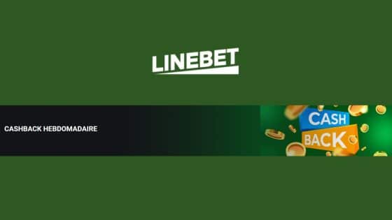 Promo cashback hebdomadaire Linebet