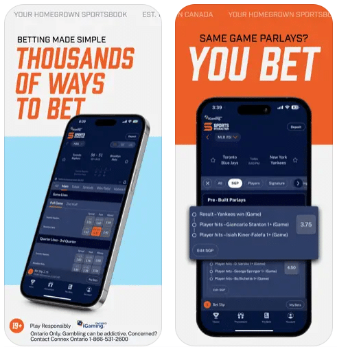 Sports interaction app