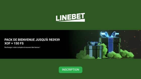 Bonus de bienvenue casino Linebet
