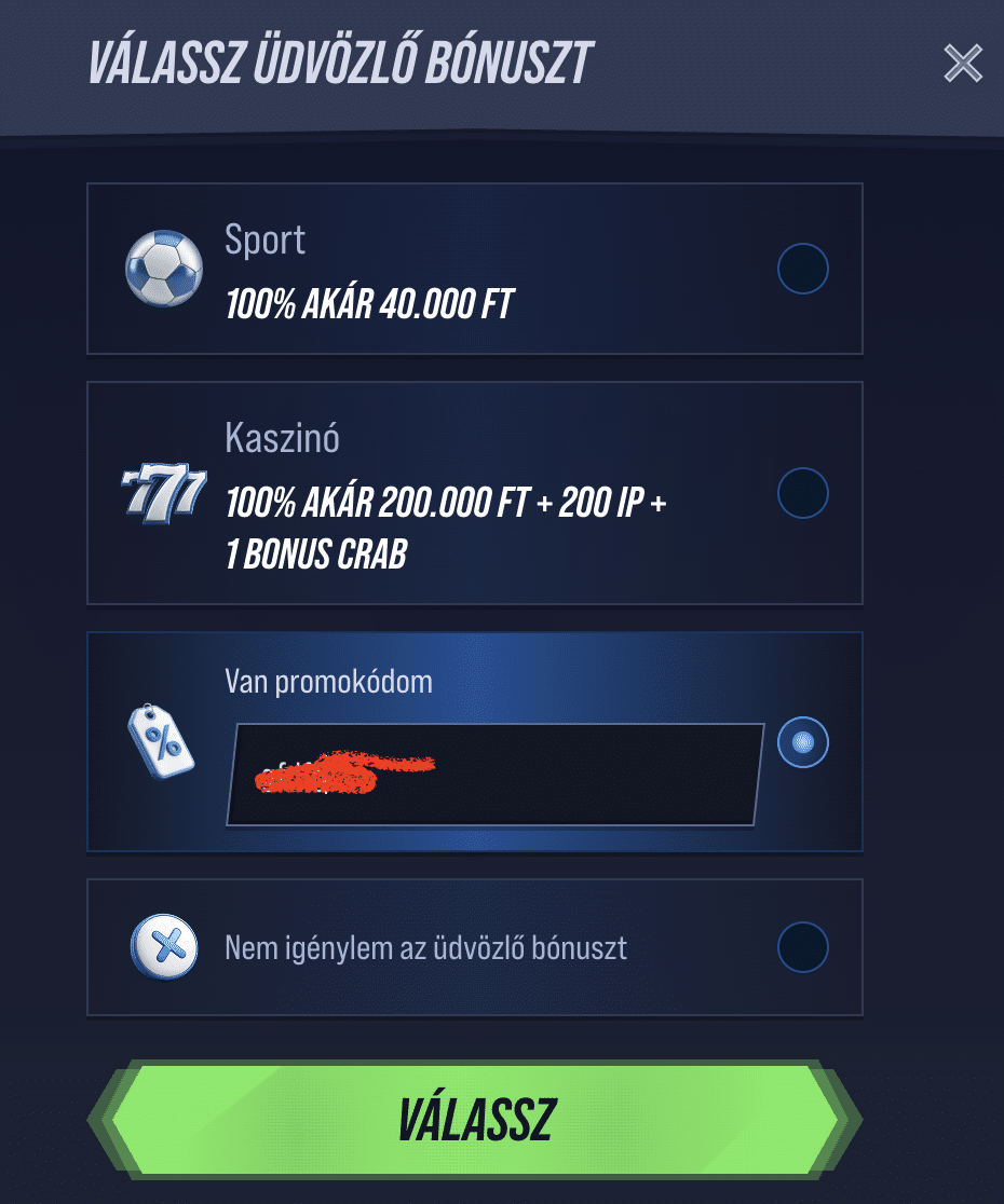 VegasHero prom&oacute;k&oacute;d 2026 &ndash; Ak&aacute;r 200 000 Ft &uuml;dv&ouml;zlő b&oacute;nusz