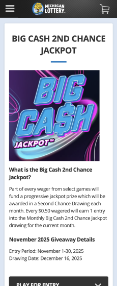 Michigan lottery promotions