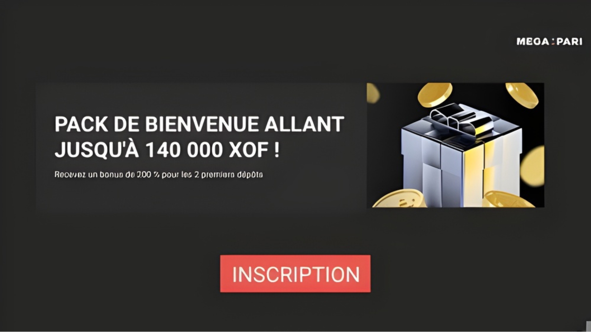 Gagnez jusqu'&agrave; 200 &euro; avec le bonus Megapari Afrique